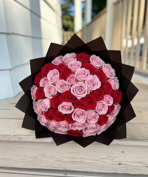 Luxe Two-Tone Bouquet - Valentine's