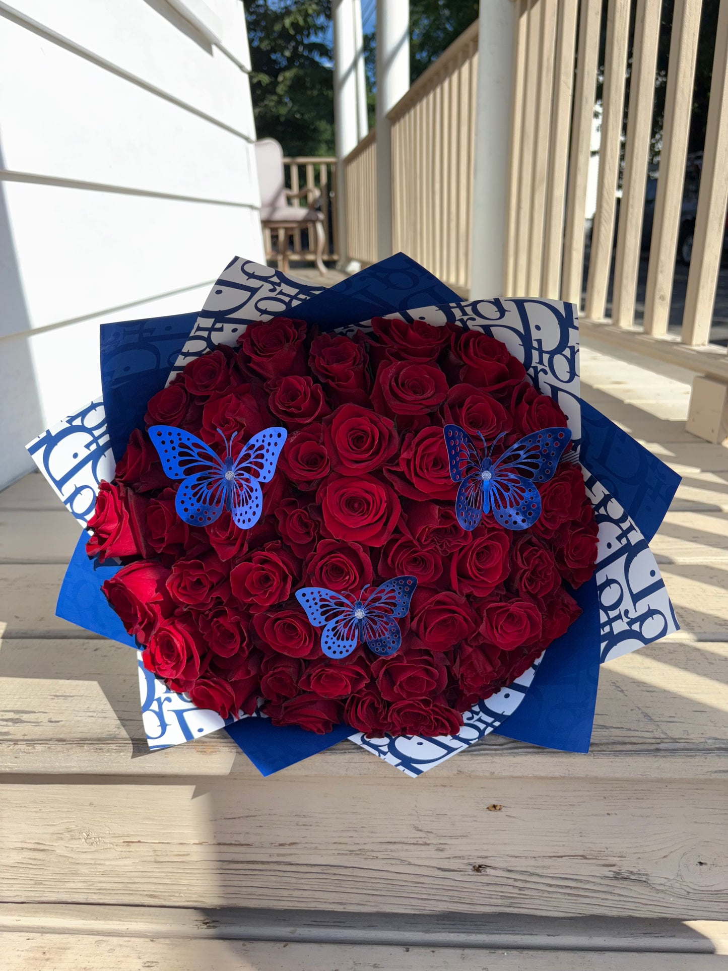 Sapphire Wing Bouquet